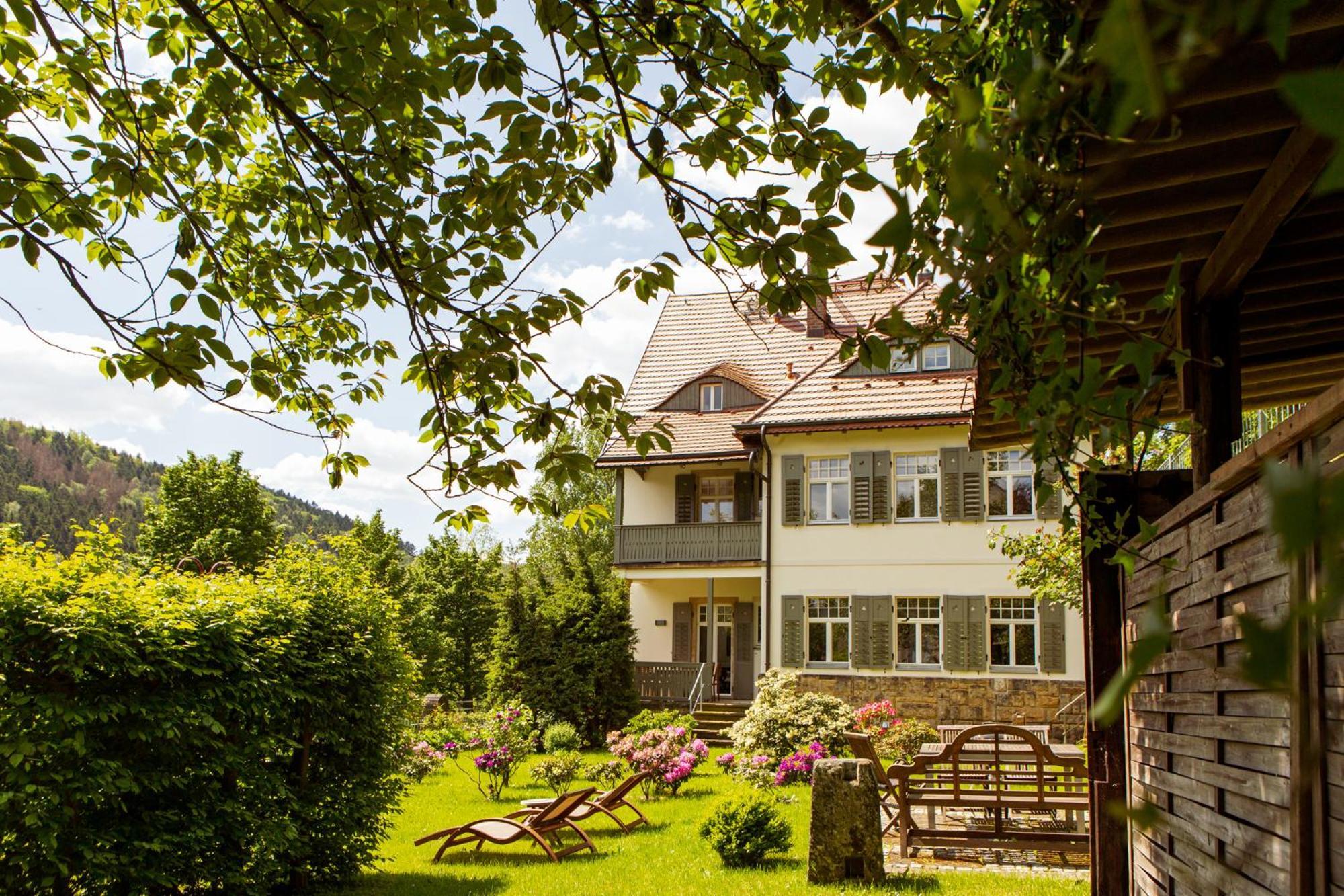 Villa Elbufer Bad Schandau Eksteriør bilde
