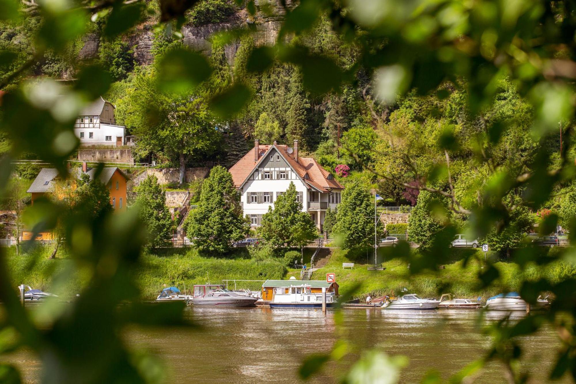 Villa Elbufer Bad Schandau Eksteriør bilde