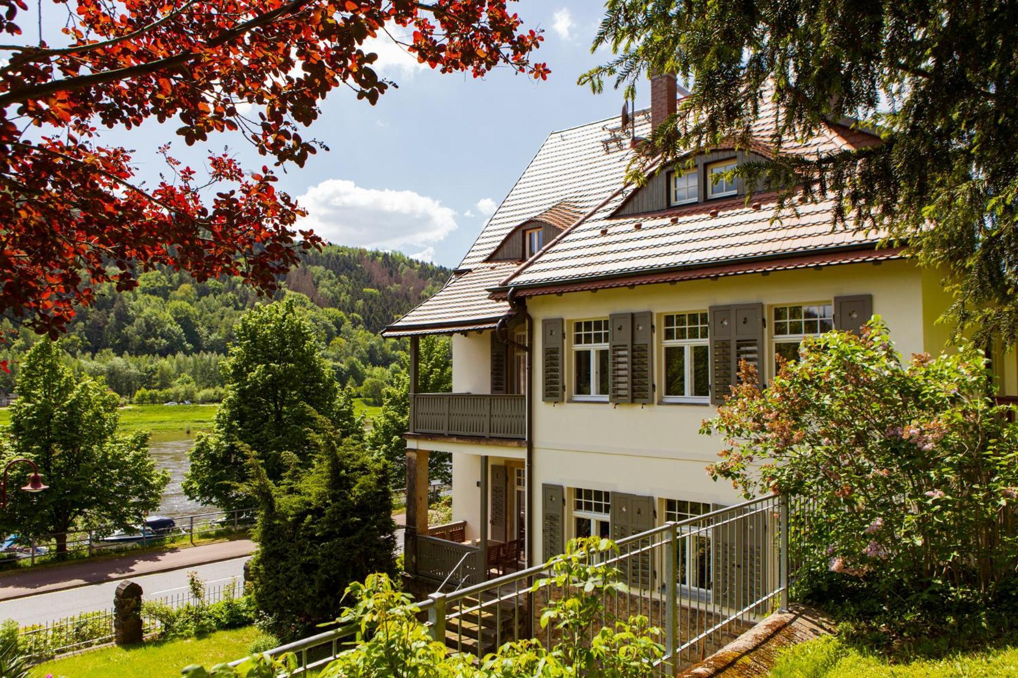 Villa Elbufer Bad Schandau Eksteriør bilde