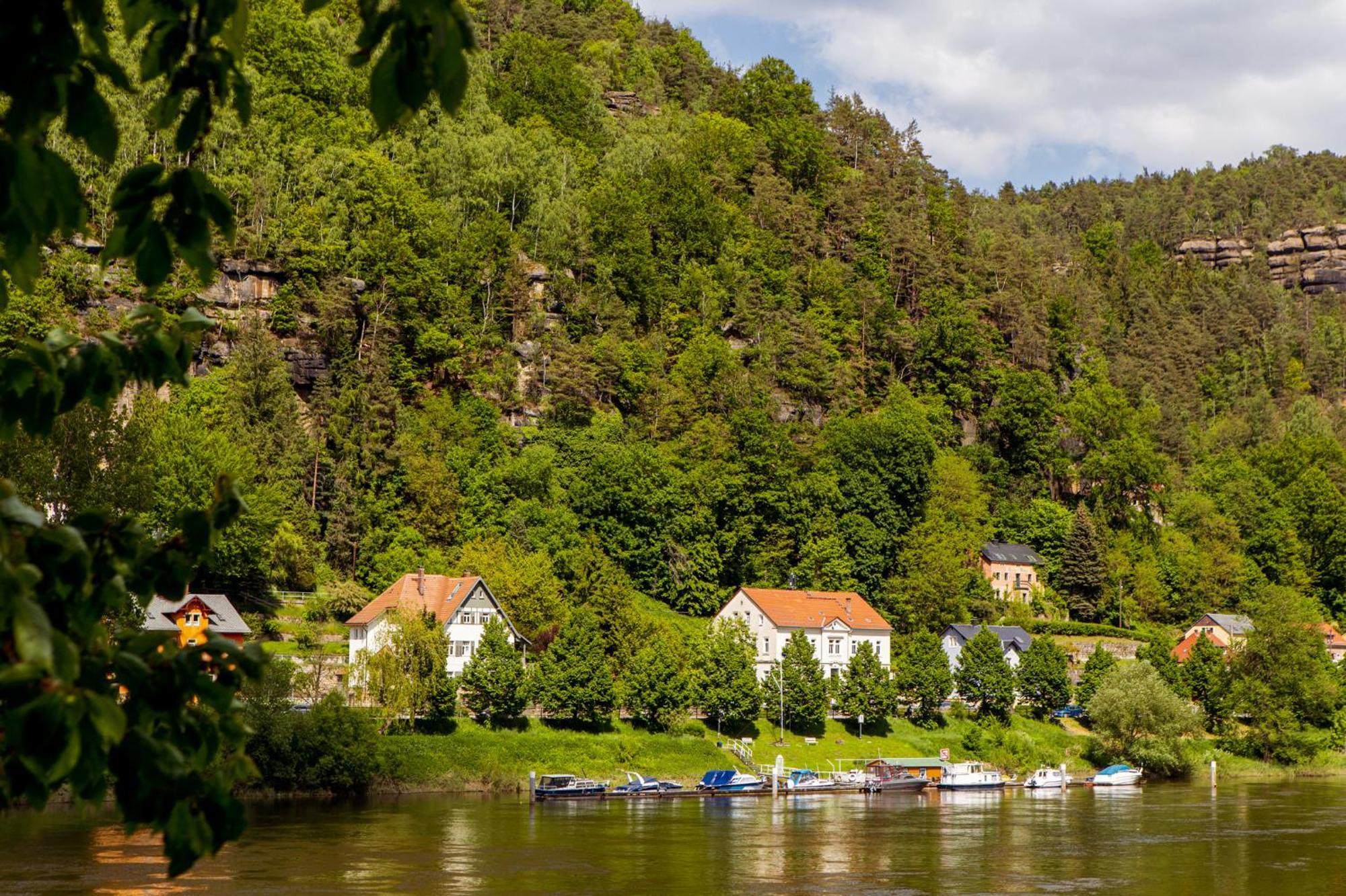 Villa Elbufer Bad Schandau Eksteriør bilde